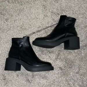 Madden Girl Black Ankle Boots